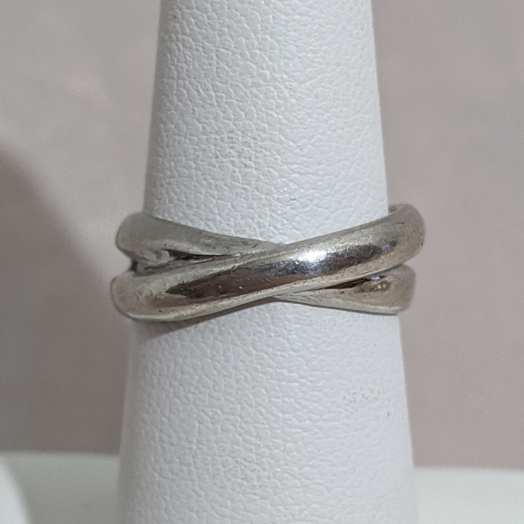 Vintage Italian Sterling Silver 925 Ring Sz 6